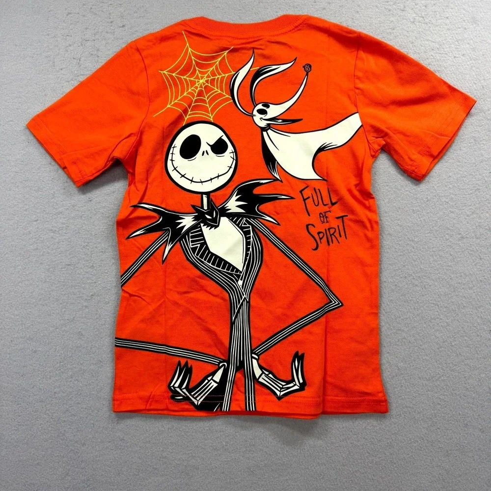 Carters Glow Nightmare Before‎ Christmas Halloween T-Shirt Toddler Boys 6 Orange